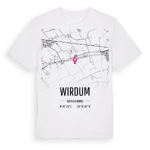 Wirdum karta t-shirt – ekologisk bomull t-shirt från Pinshirt