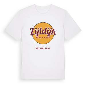 Zijldijk cirkel t-shirt – ekologisk bomull t-shirt från Pinshirt