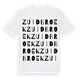 Zuidbroek ordlek t-shirt
