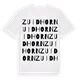 Zuidhorn ordlek t-shirt