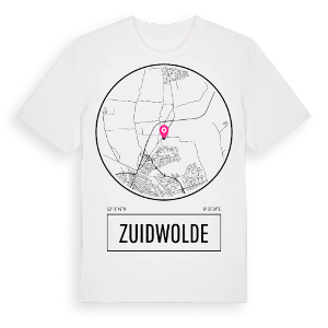 Zuidwolde t-shirt – ekologisk bomull t-shirt från Pinshirt