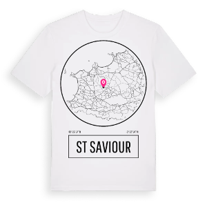 St Saviour t-shirt – ekologisk bomull t-shirt från Pinshirt