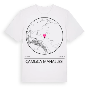 Çamlıca Mahallesi t-shirt – ekologisk bomull t-shirt från Pinshirt
