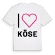 Jag älskar Köse t-shirt stort tryck