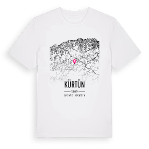 Kürtün karta t-shirt – ekologisk bomull t-shirt från Pinshirt