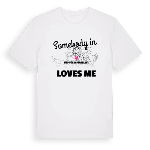Någon i Dağgöl Mahallesi älskar mig t-shirt – ekologisk bomull t-shirt från Pinshirt
