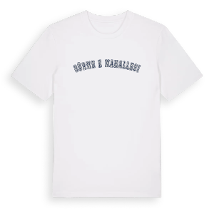 Gürmeşe Mahallesi college t-shirt – ekologisk bomull t-shirt från Pinshirt
