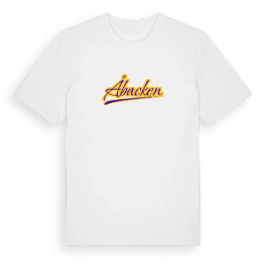 Åbacken baseball t-shirt – ekologisk bomull t-shirt från Pinshirt