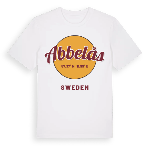 Abbelås cirkel t-shirt – ekologisk bomull t-shirt från Pinshirt