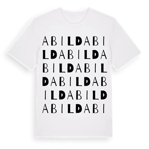 Abild ordlek t-shirt – ekologisk bomull t-shirt från Pinshirt