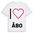 Jag älskar Åbo t-shirt stort tryck