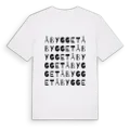 Åbygget ordlek t-shirt