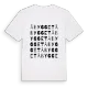 Åbygget ordlek t-shirt