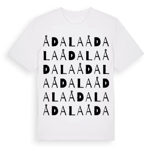 Ådala ordlek t-shirt – ekologisk bomull t-shirt från Pinshirt