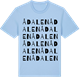 Blue Soul t-shirt med Ådalen ordlek t-shirt