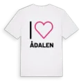 Jag älskar Ådalen t-shirt stort tryck