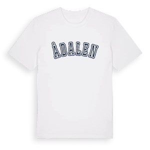 Ådalen college t-shirt – ekologisk bomull t-shirt från Pinshirt
