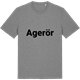 Mid Heather Gray t-shirt med Agerör fetstil t-shirt