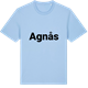 Blue Soul t-shirt med Agnås fetstil t-shirt