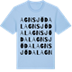 Blue Soul t-shirt med Agnsjödal ordlek t-shirt