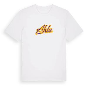 Ahla baseball t-shirt – ekologisk bomull t-shirt från Pinshirt