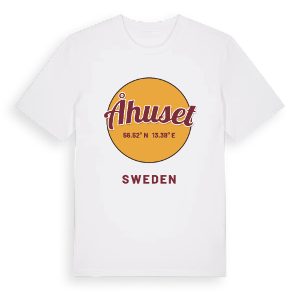 Åhuset cirkel t-shirt – ekologisk bomull t-shirt från Pinshirt