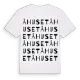 Åhuset ordlek t-shirt
