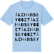 Blue Soul t-shirt med Åkehansbygget ordlek t-shirt