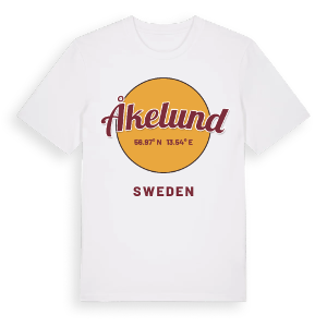 Åkelund cirkel t-shirt – ekologisk bomull t-shirt från Pinshirt