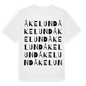 Åkelund ordlek t-shirt – ekologisk bomull t-shirt från Pinshirt