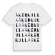 Åkerkulla ordlek t-shirt