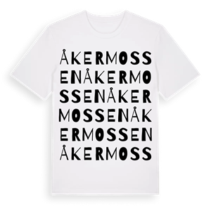Åkermossen ordlek t-shirt – ekologisk bomull t-shirt från Pinshirt