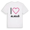 Jag älskar Alasjö t-shirt stort tryck