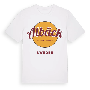 Albäck cirkel t-shirt – ekologisk bomull t-shirt från Pinshirt