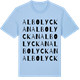 Blue Soul t-shirt med Albolyckan ordlek t-shirt