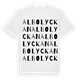 Albolyckan ordlek t-shirt