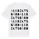Albrektsgård ordlek t-shirt