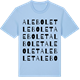 Blue Soul t-shirt med Alebolet ordlek t-shirt
