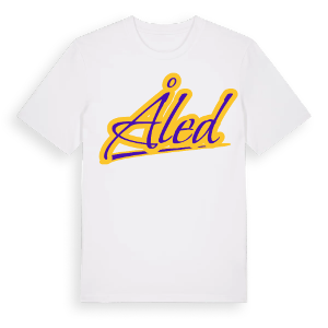 Åled baseball t-shirt – ekologisk bomull t-shirt från Pinshirt