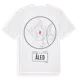 White t-shirt med Åled t-shirt