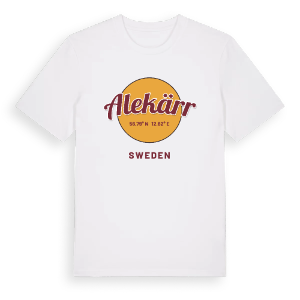 Alekärr cirkel t-shirt – ekologisk bomull t-shirt från Pinshirt