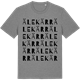 Mid Heather Gray t-shirt med Älekärr ordlek t-shirt