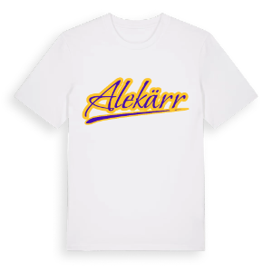 Alekärr baseball t-shirt – ekologisk bomull t-shirt från Pinshirt