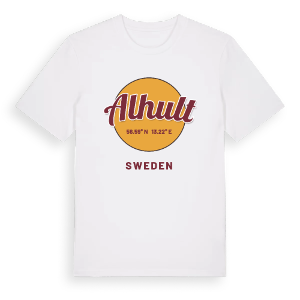Alhult cirkel t-shirt – ekologisk bomull t-shirt från Pinshirt