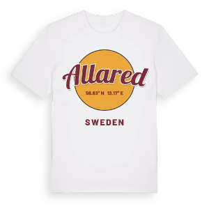 Allared cirkel t-shirt – ekologisk bomull t-shirt från Pinshirt
