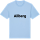 Blue Soul t-shirt med Allberg fetstil t-shirt