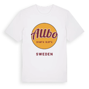 Allbo cirkel t-shirt – ekologisk bomull t-shirt från Pinshirt