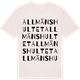 Vintage White t-shirt med Allmänshultet ordlek t-shirt