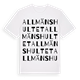 Allmänshultet ordlek t-shirt