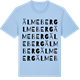 Blue Soul t-shirt med Älmeberg ordlek t-shirt